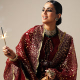 Hussain Rehar | Luxury Formals | Surkh