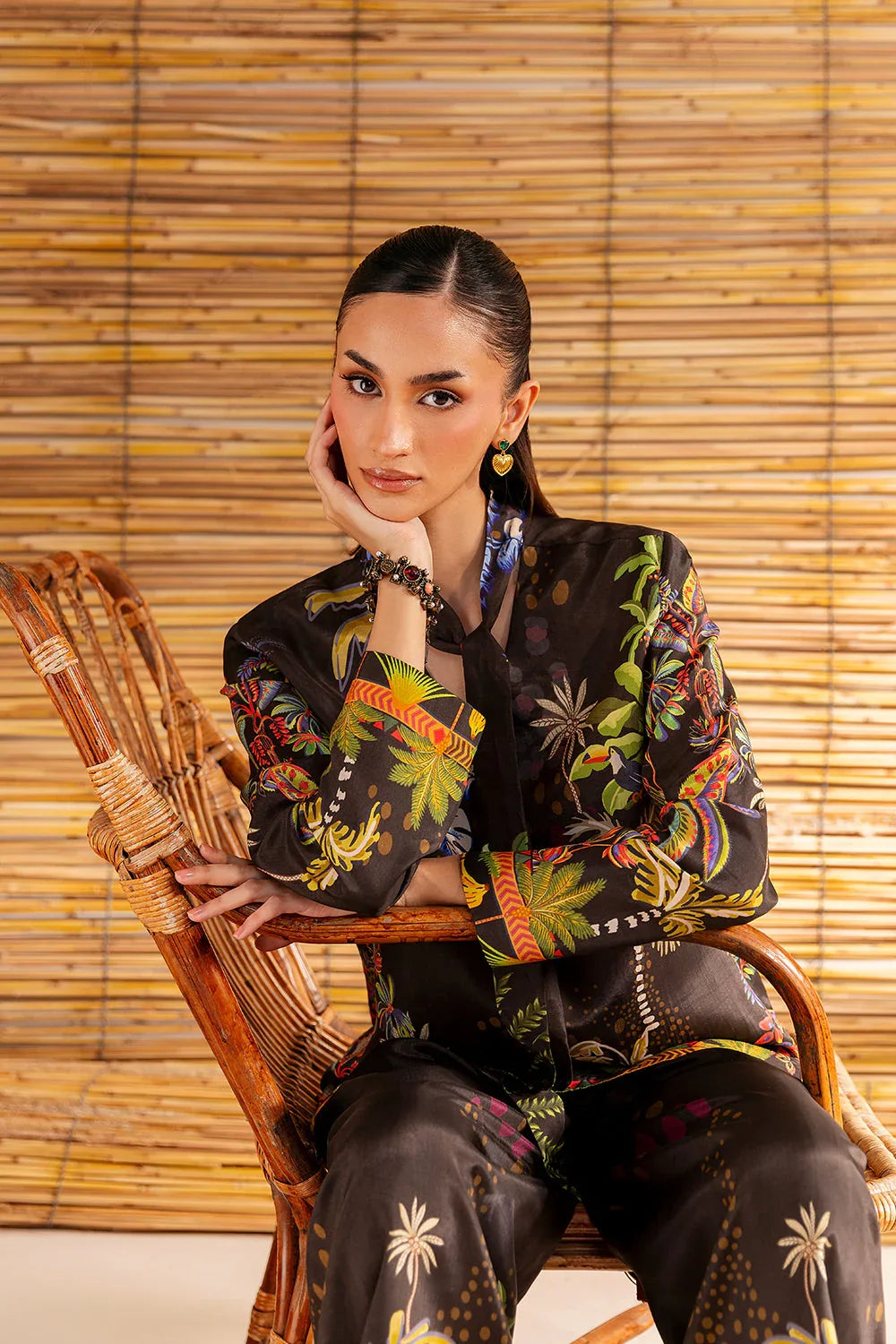 Saira Rizwan | Silk Coords 25 | COCONUT CRUSH - SRSP-25-02 - Rang-e-Khaas