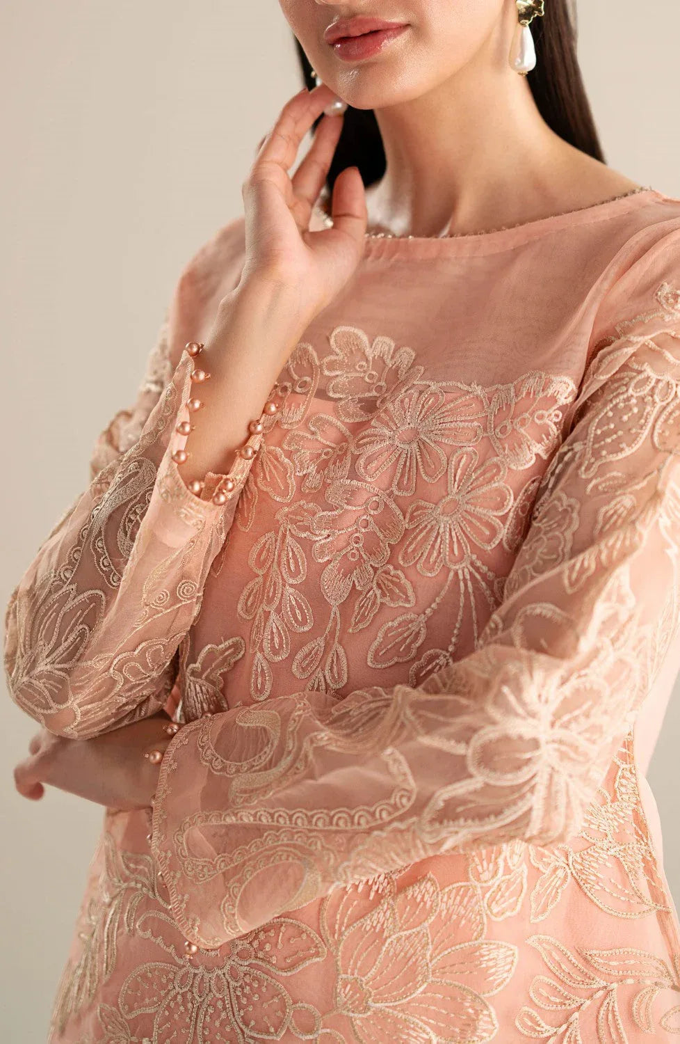 Maryum N Maria | Lagom Ready to Wear | LOTUS - MS-24212 - Rang-e-Khaas