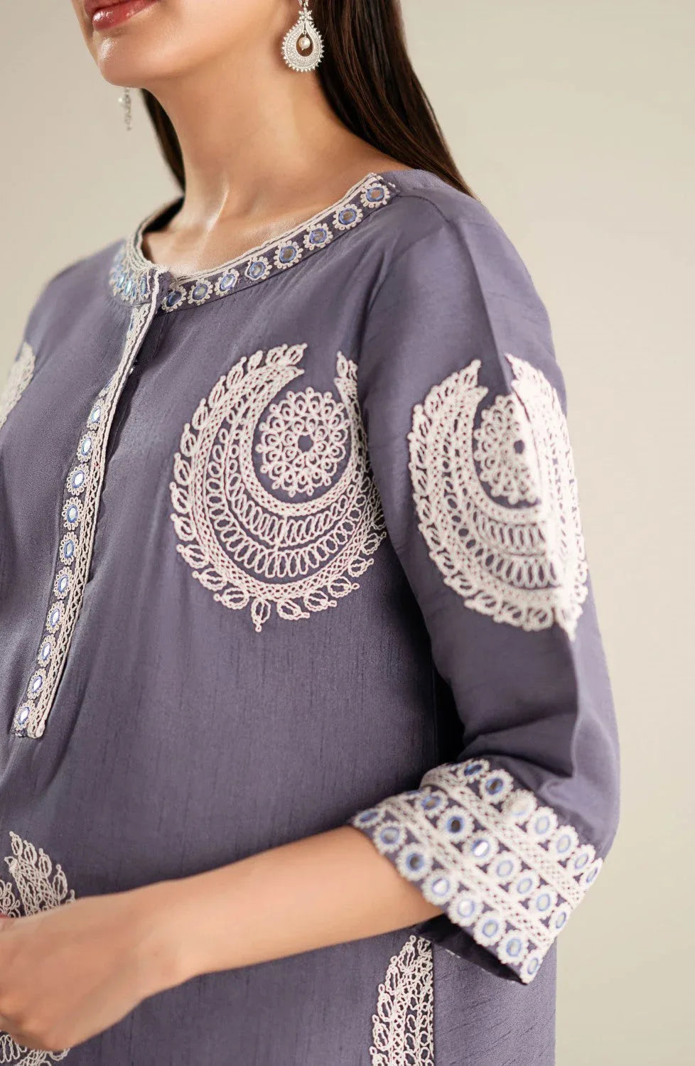 Maryum N Maria | Lagom Ready to Wear | ORCHID - MS-24218 - Rang-e-Khaas