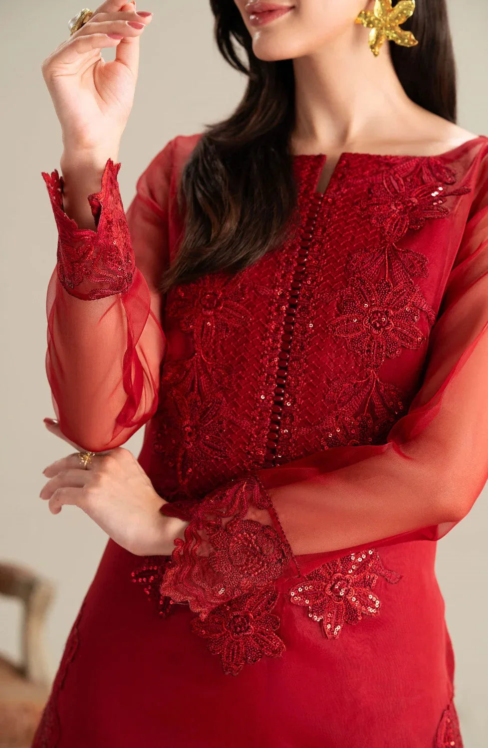 Maryum N Maria | Lagom Ready to Wear | DAHLIA - MS-24211 - Rang-e-Khaas