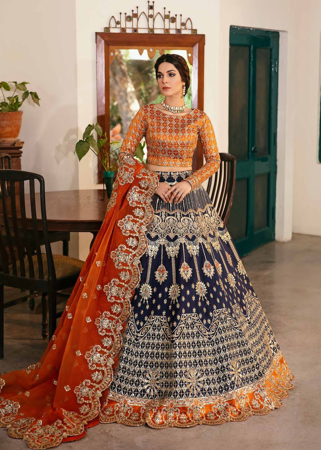 AKBAR ASLAM SIRENA U-1475 LAYALI COLLECTION - Rang-e-Khaas