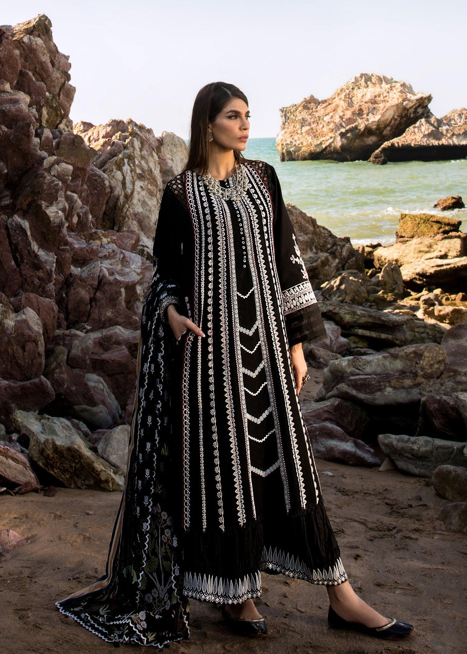 CRIMSON Embroidered Lawn Marori Dreams - D4 B
