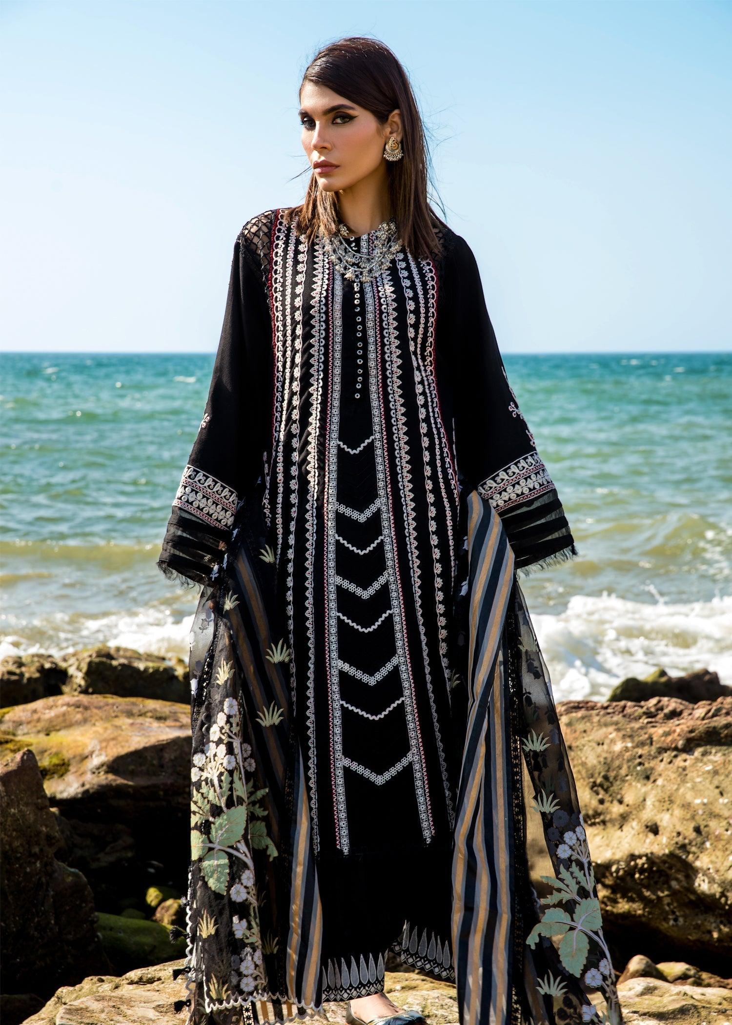 CRIMSON Embroidered Lawn Marori Dreams - D4 B