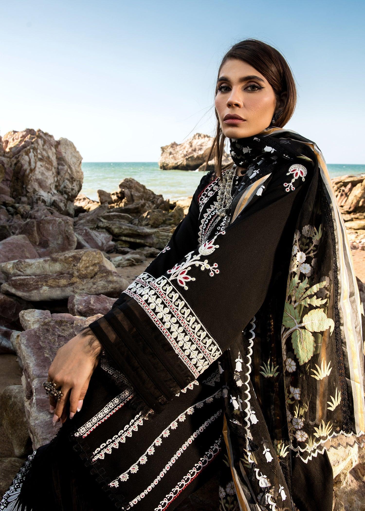 CRIMSON Embroidered Lawn Marori Dreams - D4 B
