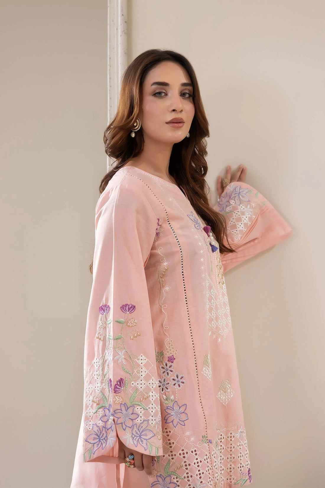 Adans Libas | Embrodiered Co Ord Sets | 4071