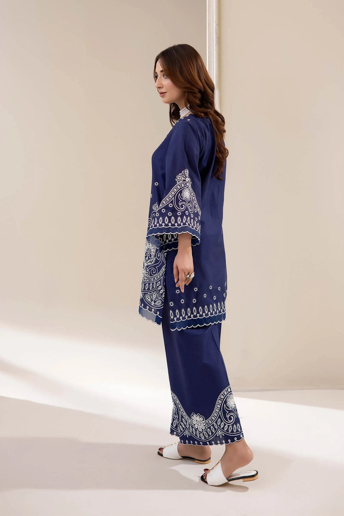 Adans Libas | Embrodiered Co Ord Sets | 4062