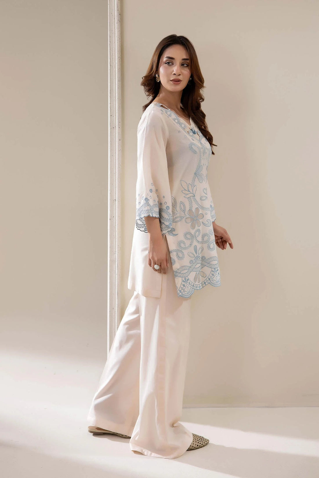 Adans Libas | Embrodiered Co Ord Sets | 4069