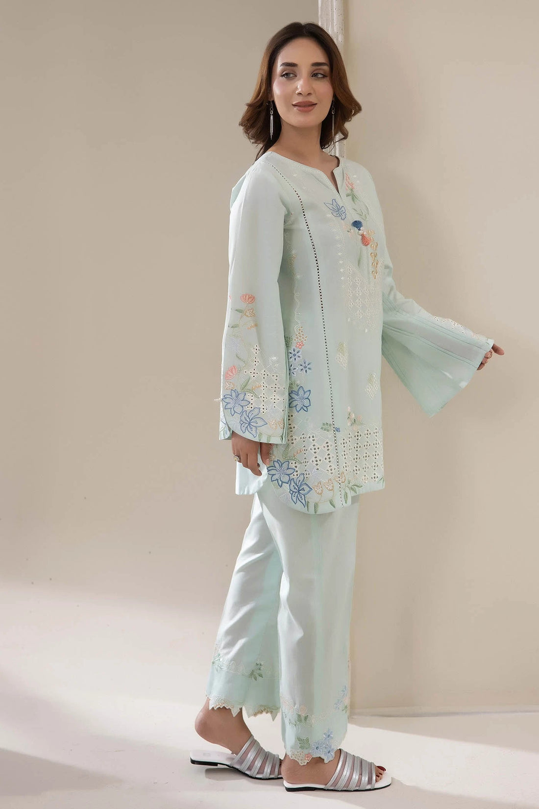 Adans Libas | Embrodiered Co Ord Sets | 4070