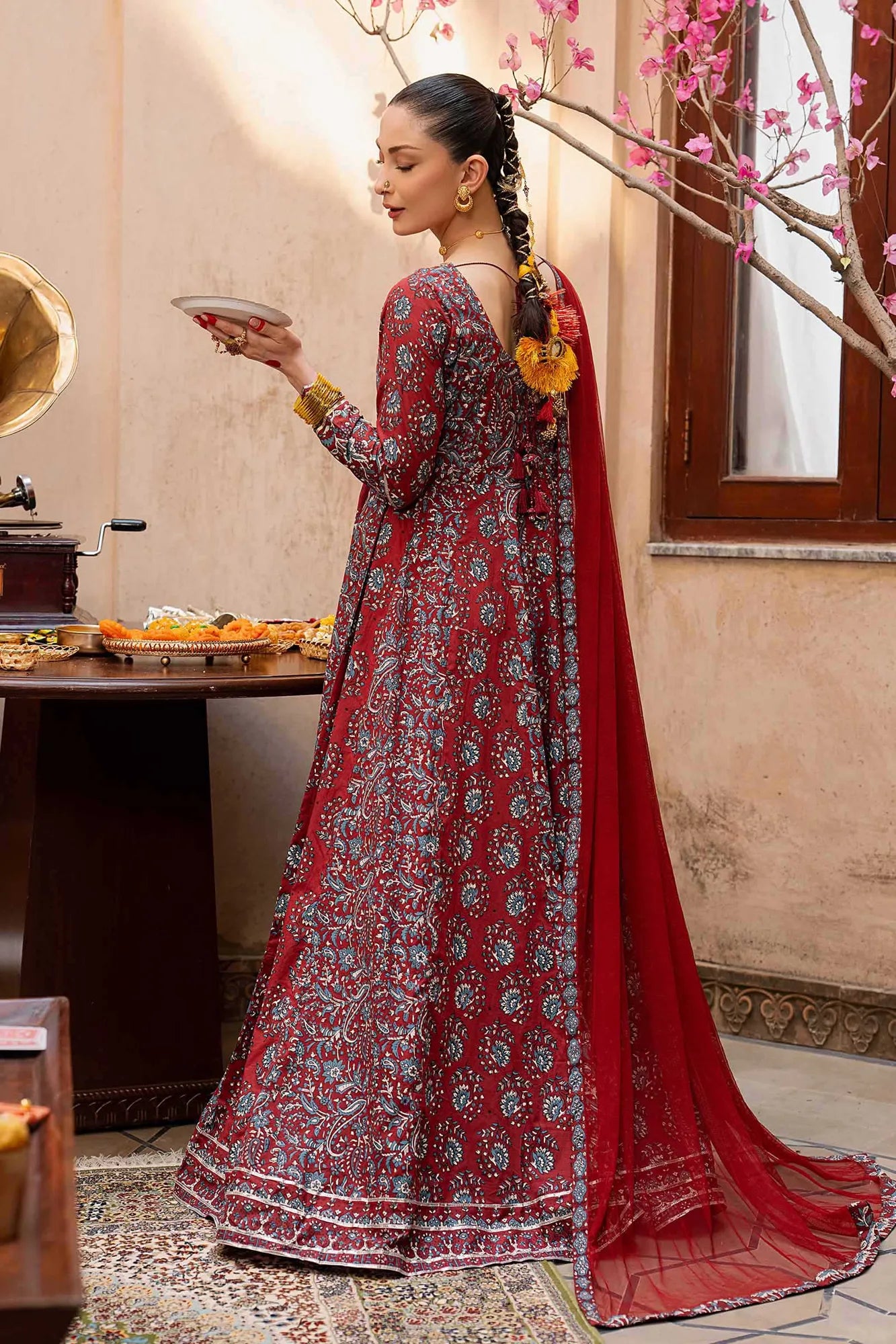Maria B 3 Piece Block Printed Lawn Suit