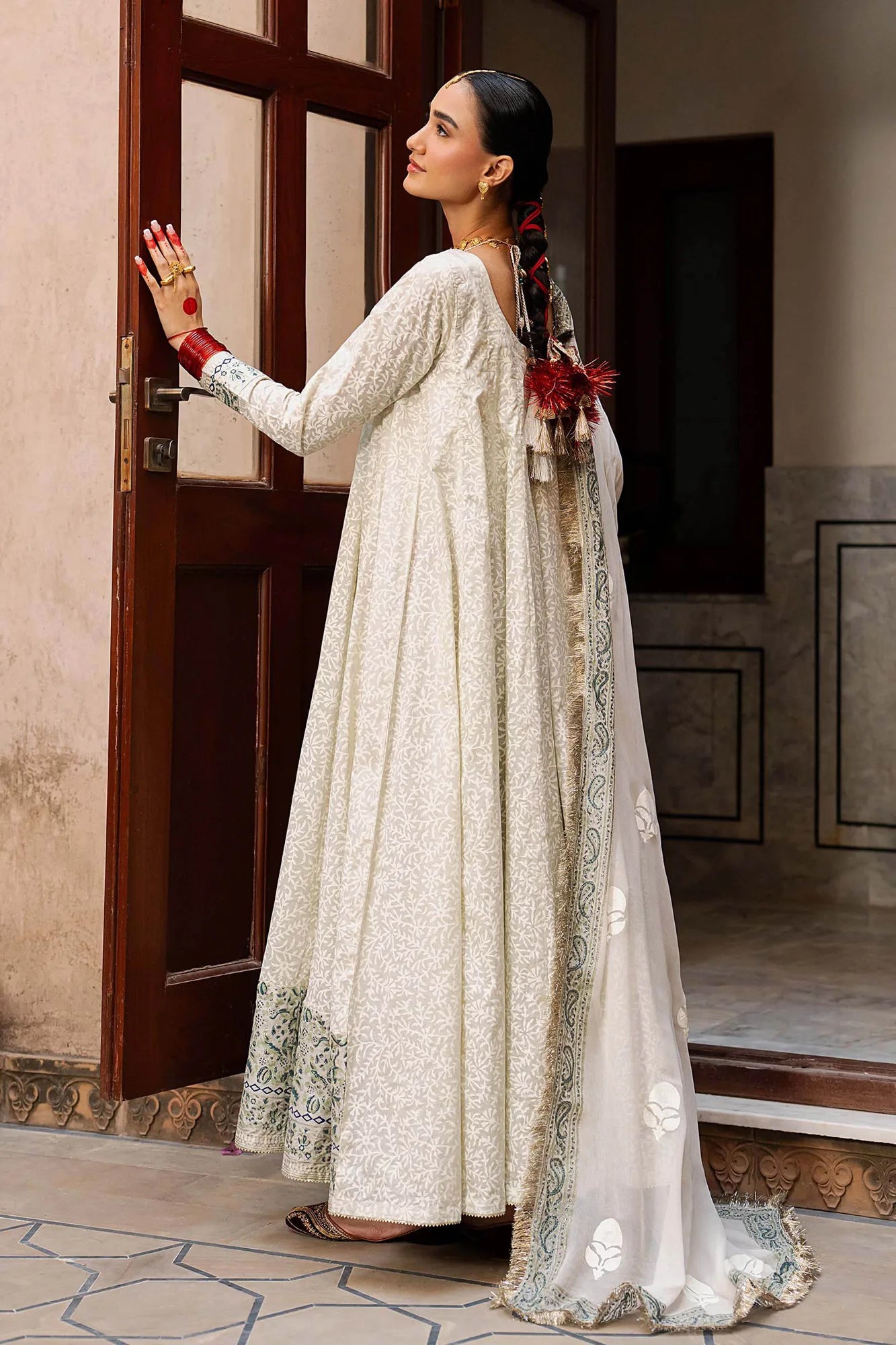 Maria B 3 Piece Block Printed Lawn Suit