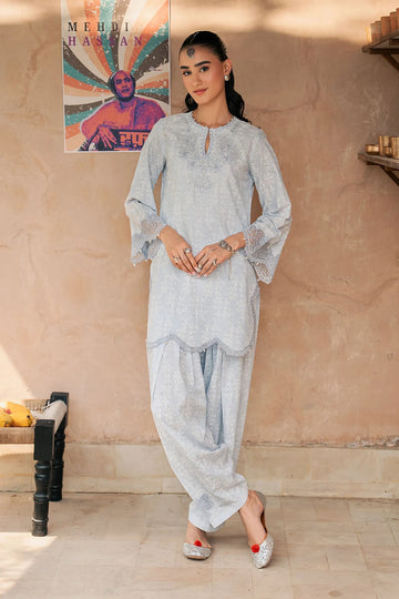 Maria B 2 Piece Embroidered Lawn Suit