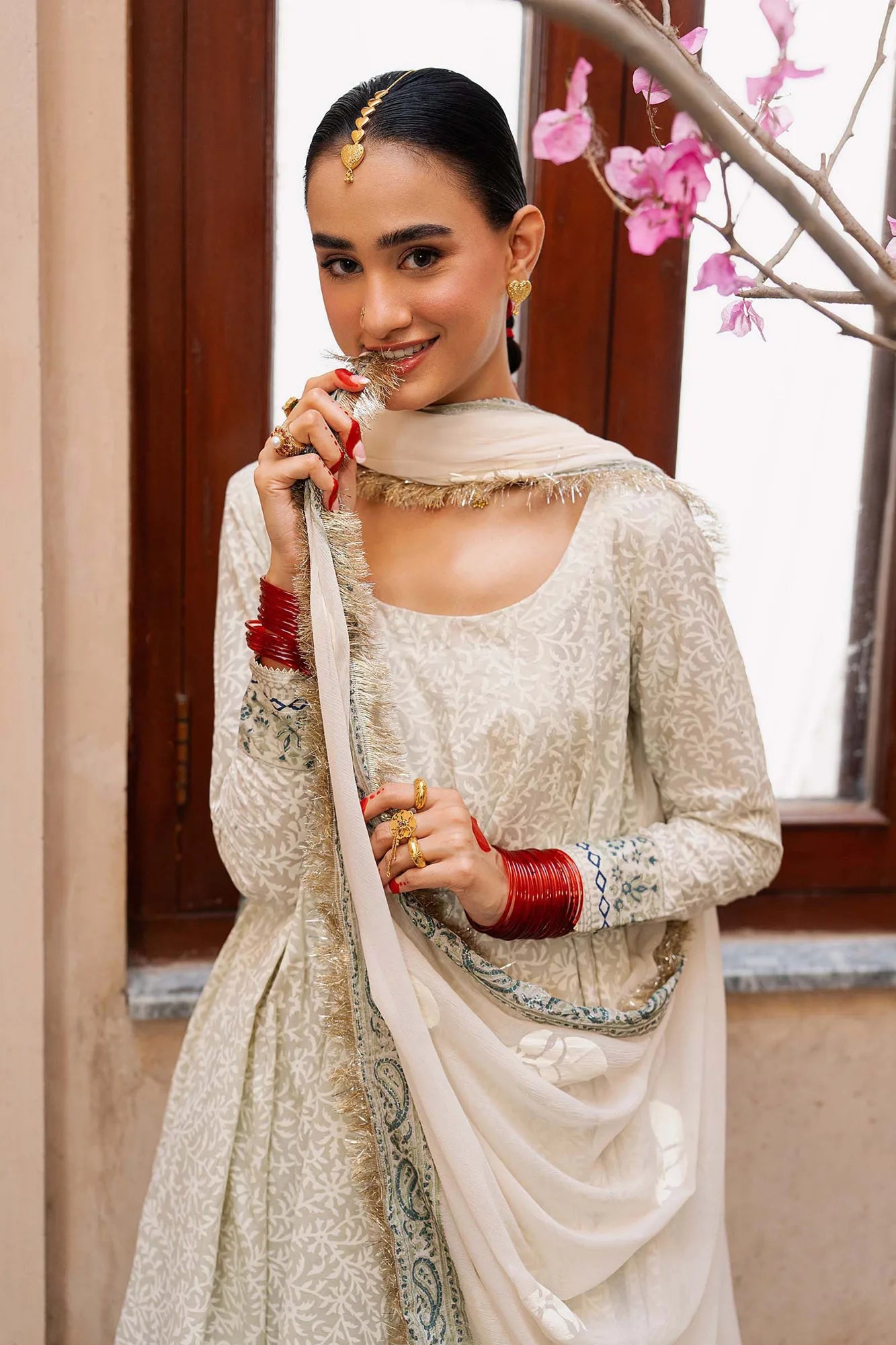 Maria B 3 Piece Block Printed Lawn Suit