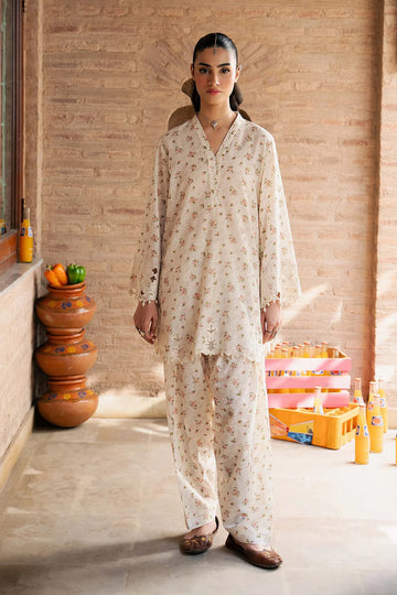 Maria B 2 Piece Embroidered Lawn Suit