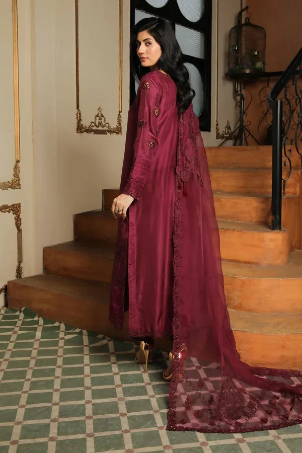 Muntaha by Shanzay Fahad | Baad E Saba | ALIZAY - MAROON