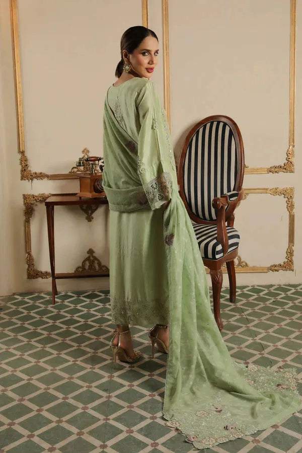 Muntaha by Shanzay Fahad | Baad E Saba | Zoya – Pistachio