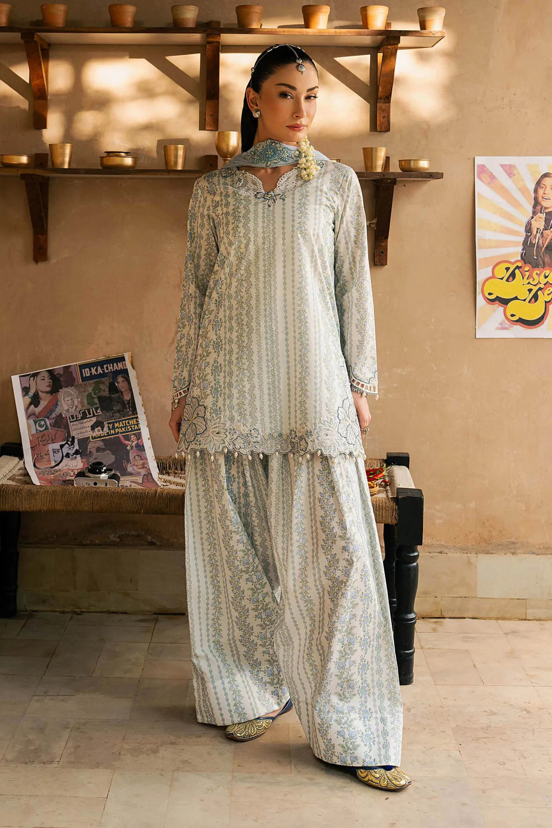 Maria B 3 Piece Embroidered Lawn Suit
