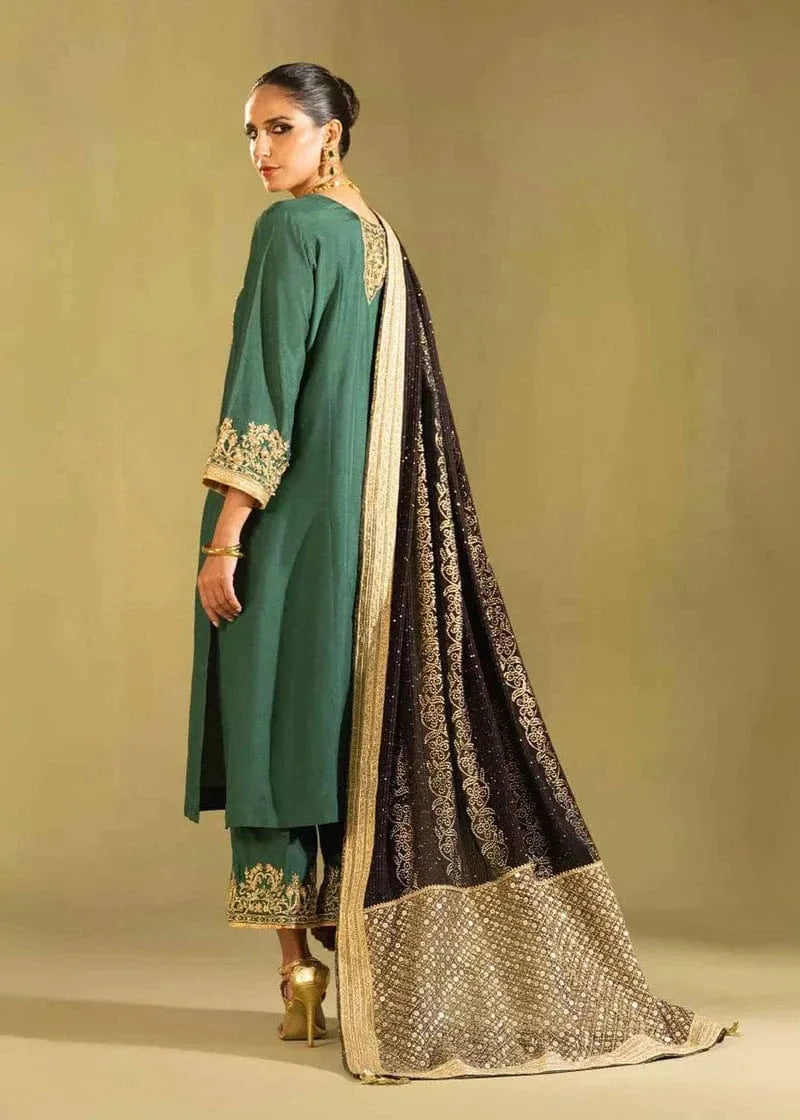 MUKESH BLACK SHAWL - Jeem