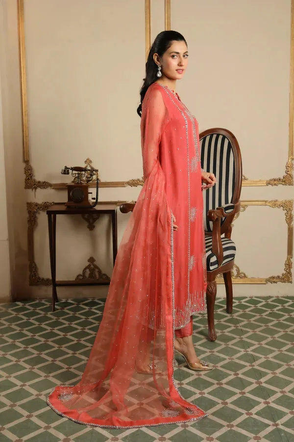 Muntaha by Shanzay Fahad | Baad E Saba | Zartasha - Coral