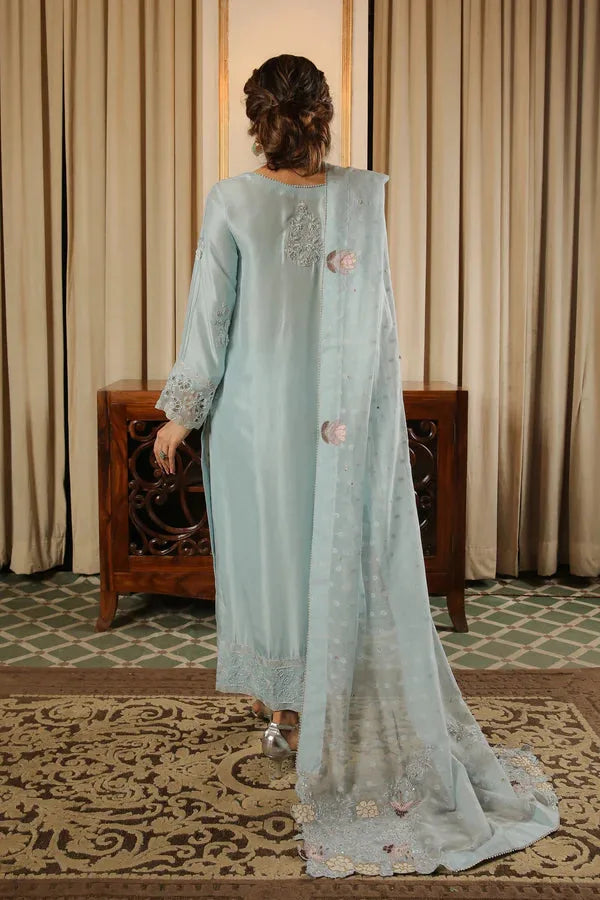 Muntaha by Shanzay Fahad | Baad E Saba | ZOYA – Ice Blue