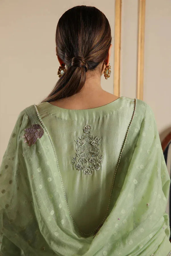 Muntaha by Shanzay Fahad | Baad E Saba | Zoya – Pistachio