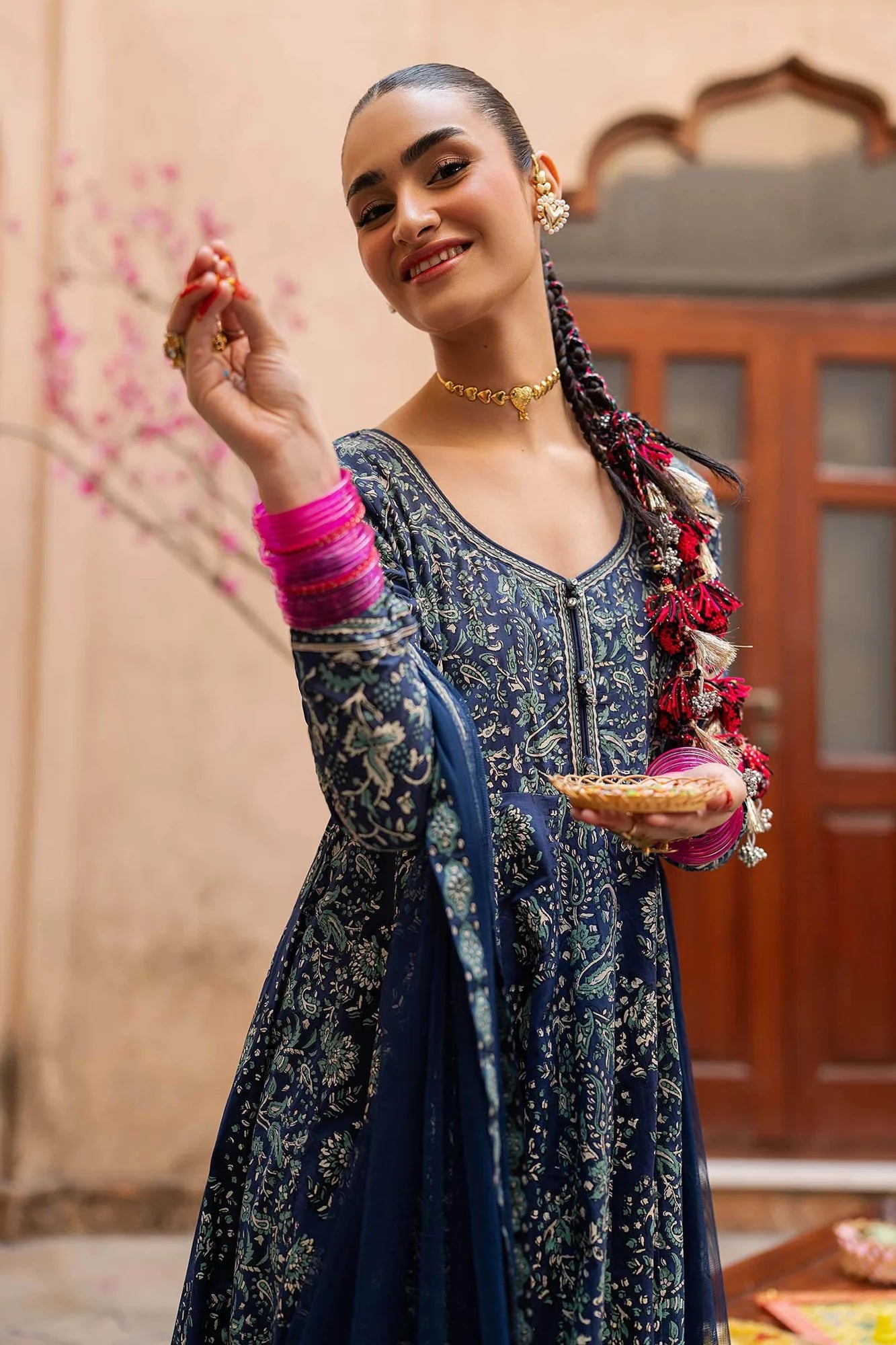 Maria B 3 Piece Block Printed Lawn Suit
