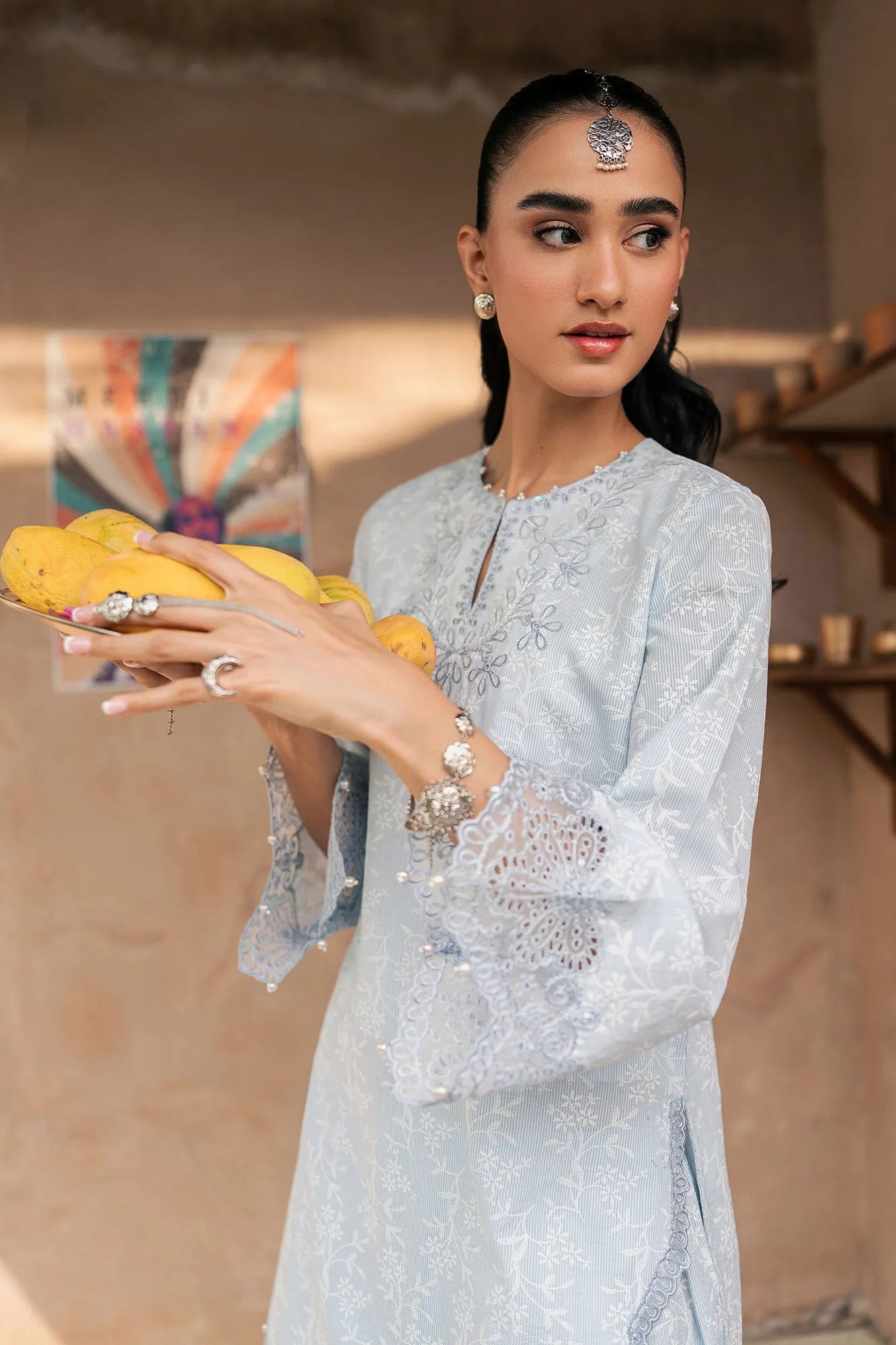 Maria B 2 Piece Embroidered Lawn Suit