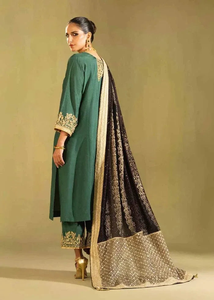 MUKESH BLACK SHAWL - Jeem