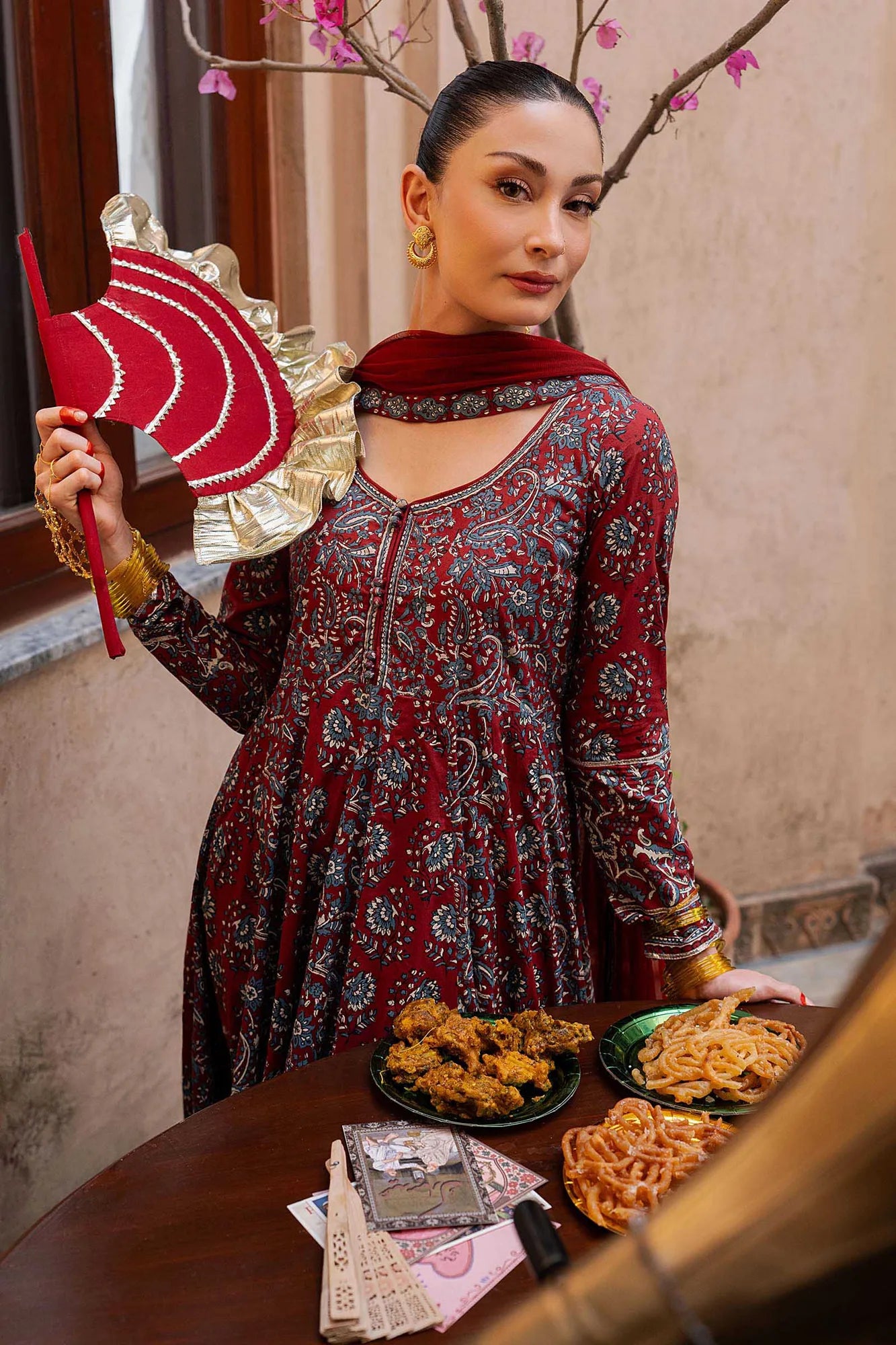 Maria B 3 Piece Block Printed Lawn Suit