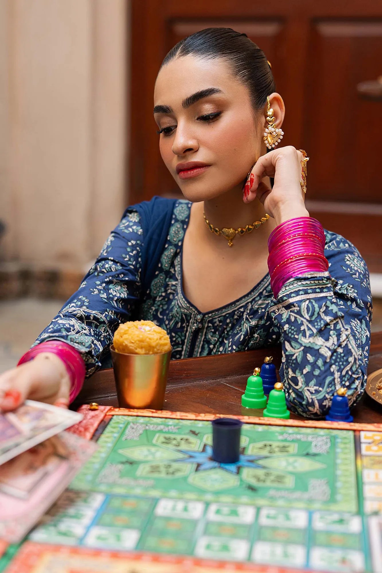 Maria B 3 Piece Block Printed Lawn Suit