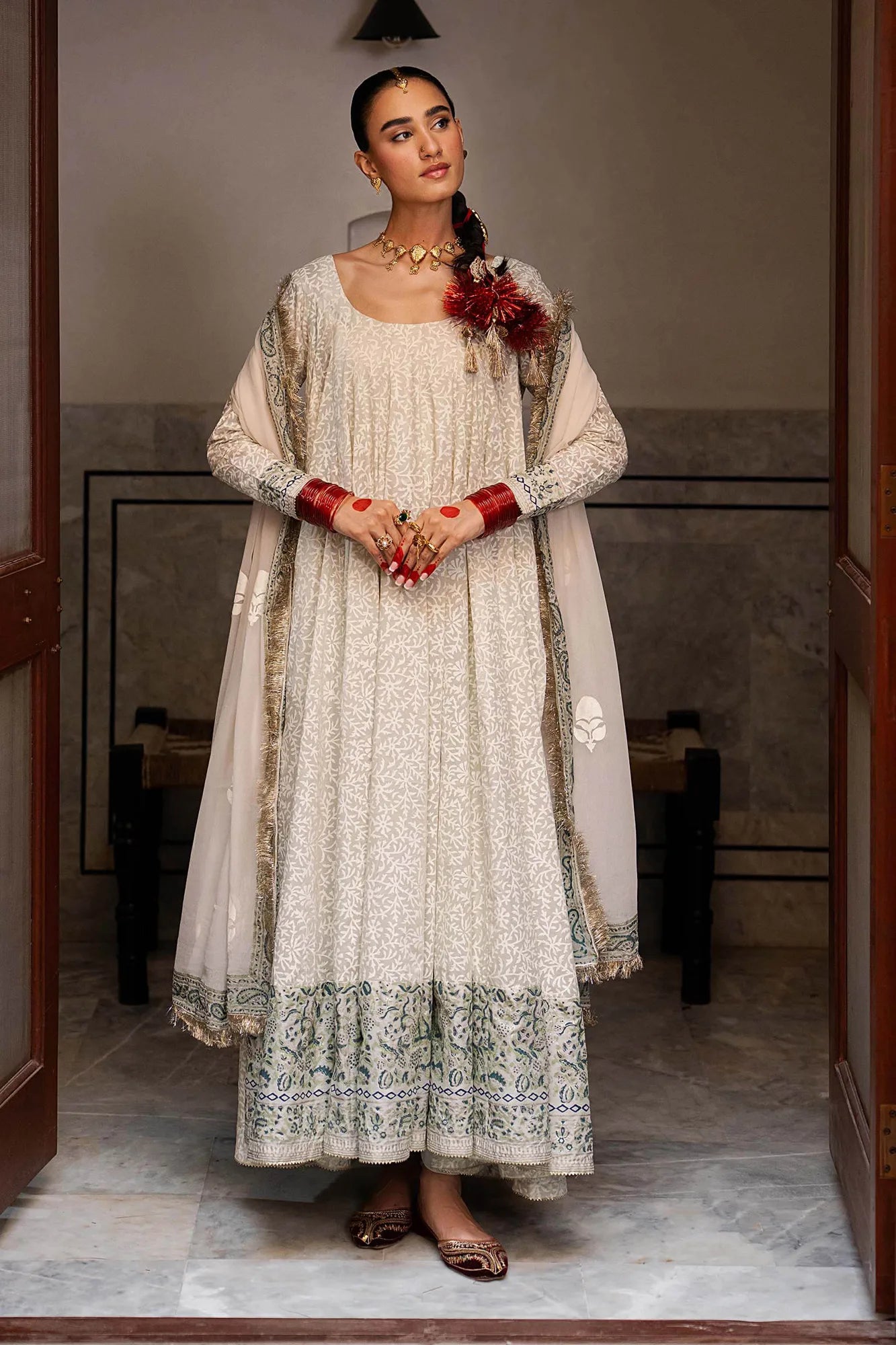 Maria B 3 Piece Block Printed Lawn Suit