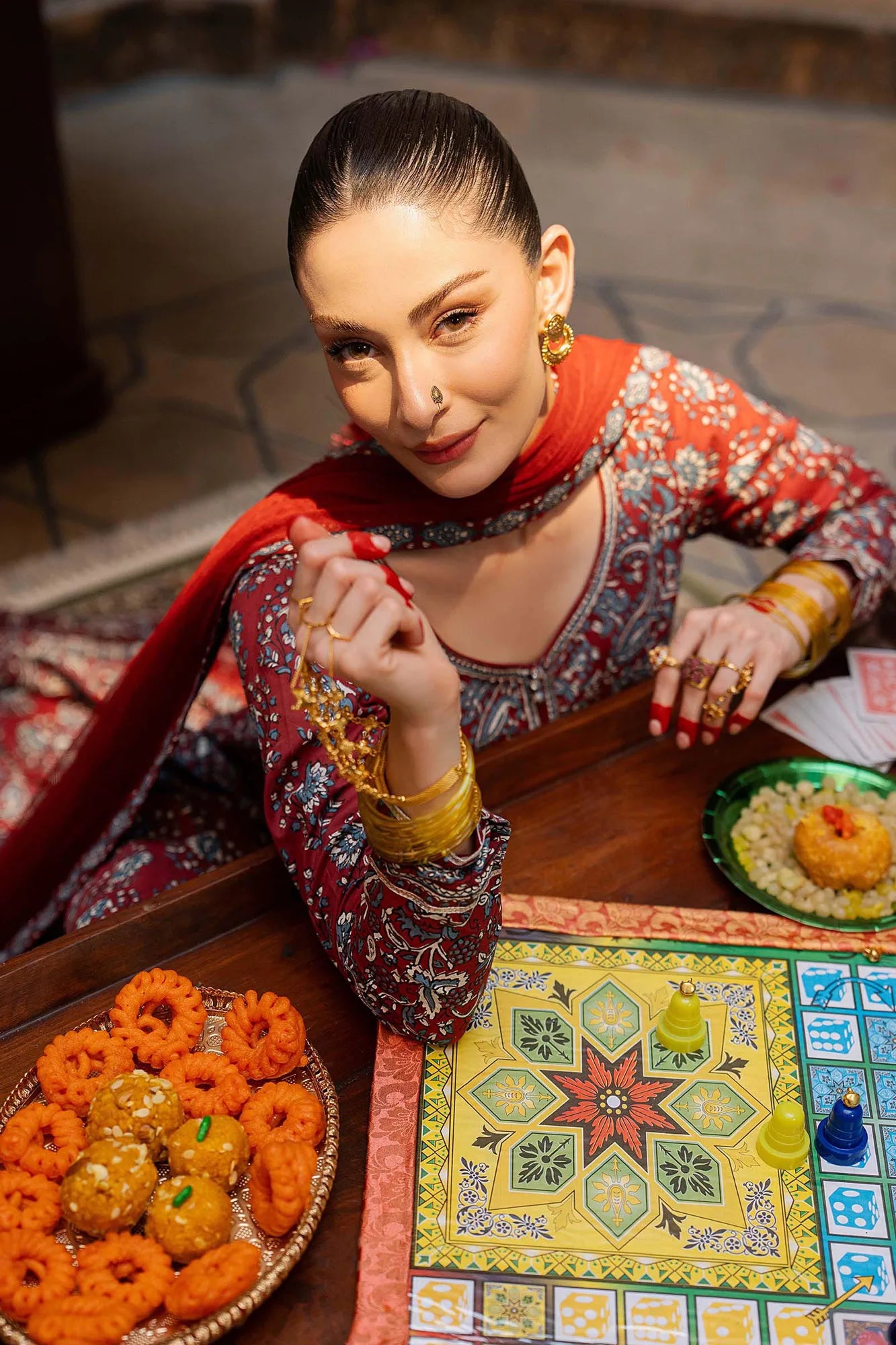 Maria B 3 Piece Block Printed Lawn Suit