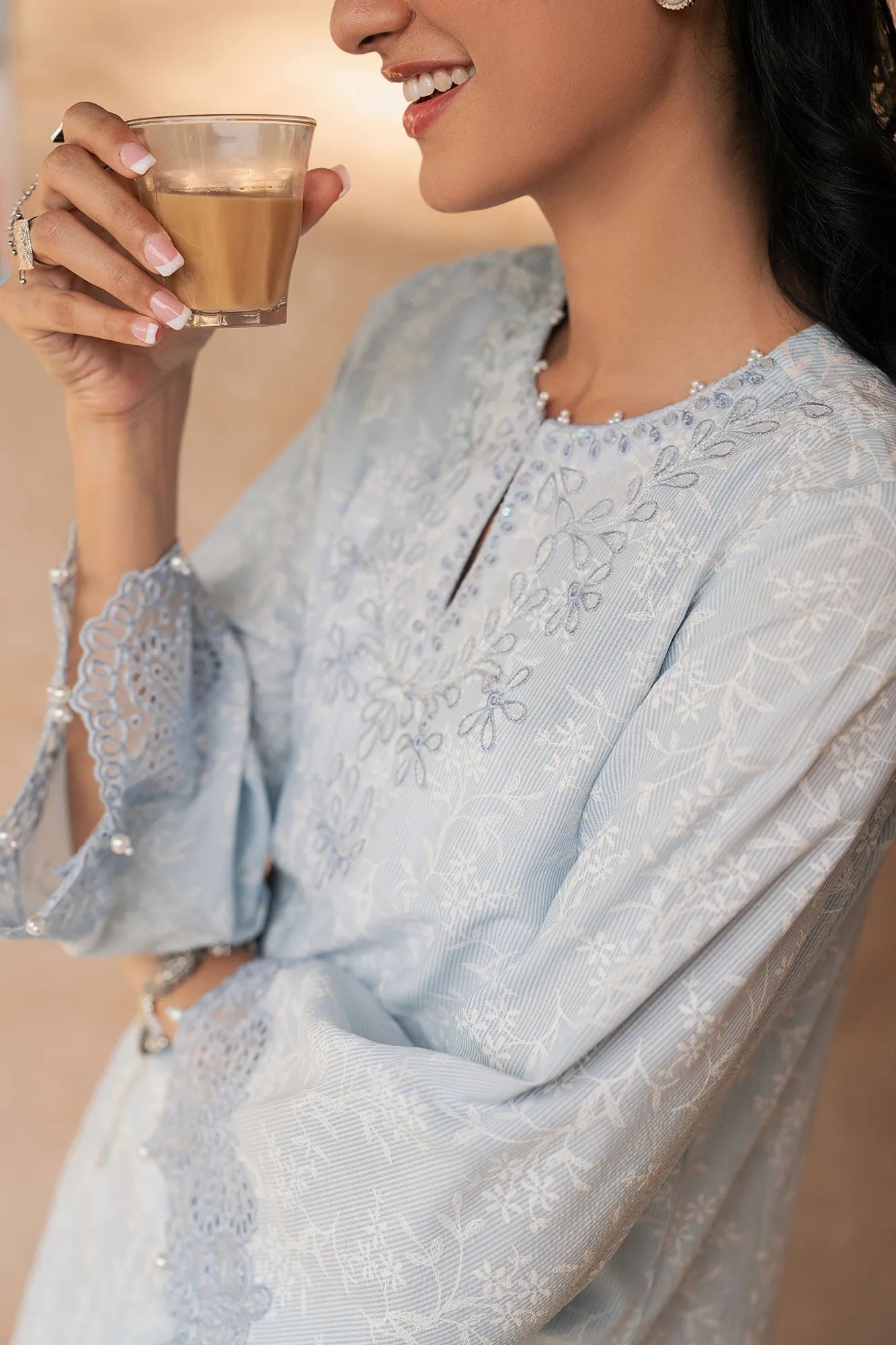 Maria B 2 Piece Embroidered Lawn Suit