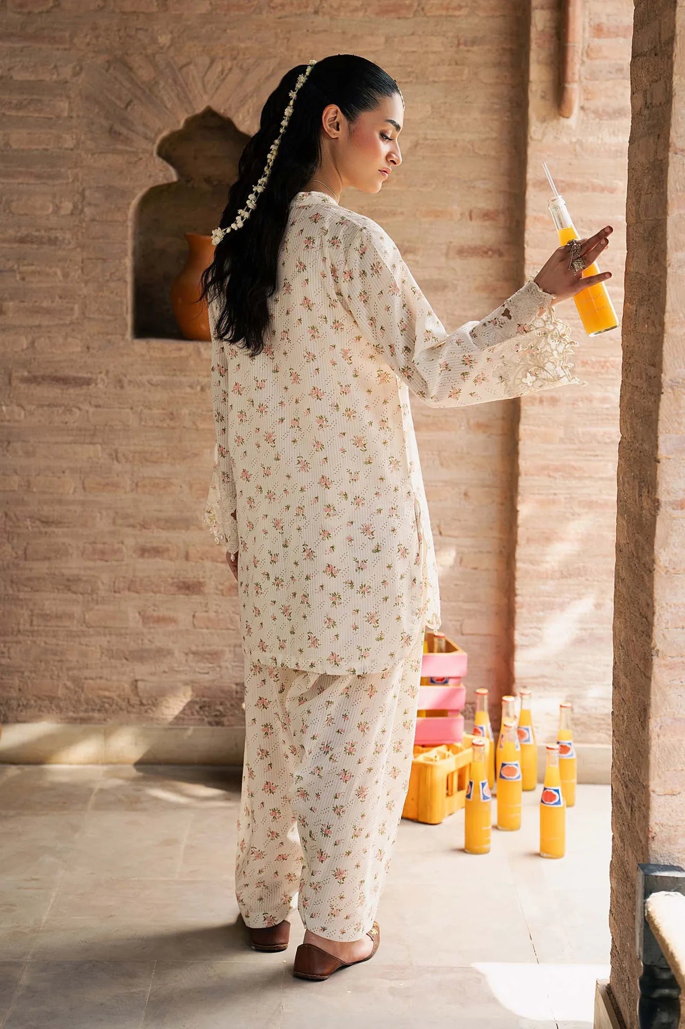 Maria B 2 Piece Embroidered Lawn Suit