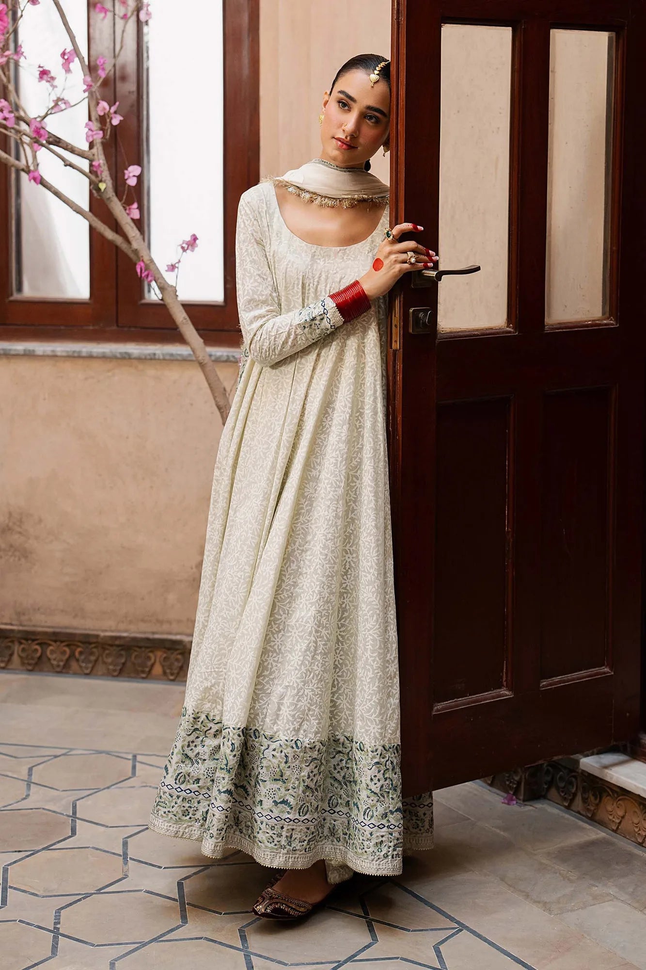 Maria B 3 Piece Block Printed Lawn Suit