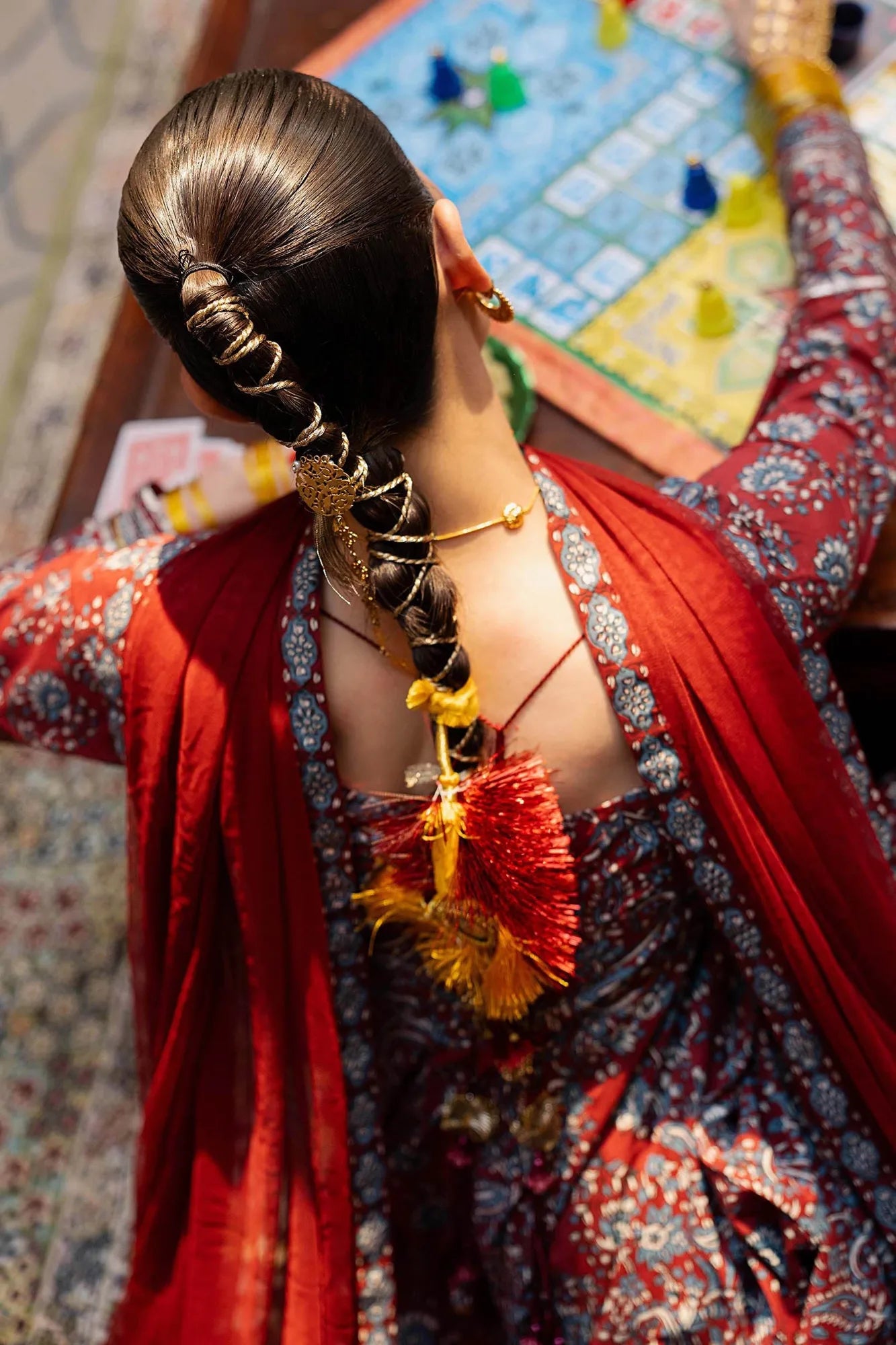 Maria B 3 Piece Block Printed Lawn Suit