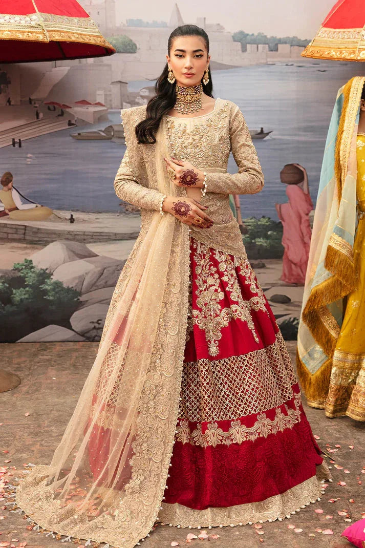 Imrozia Premium | Kayseria Bridals 24 | SB-19 Amber - Rang-e-Khaas