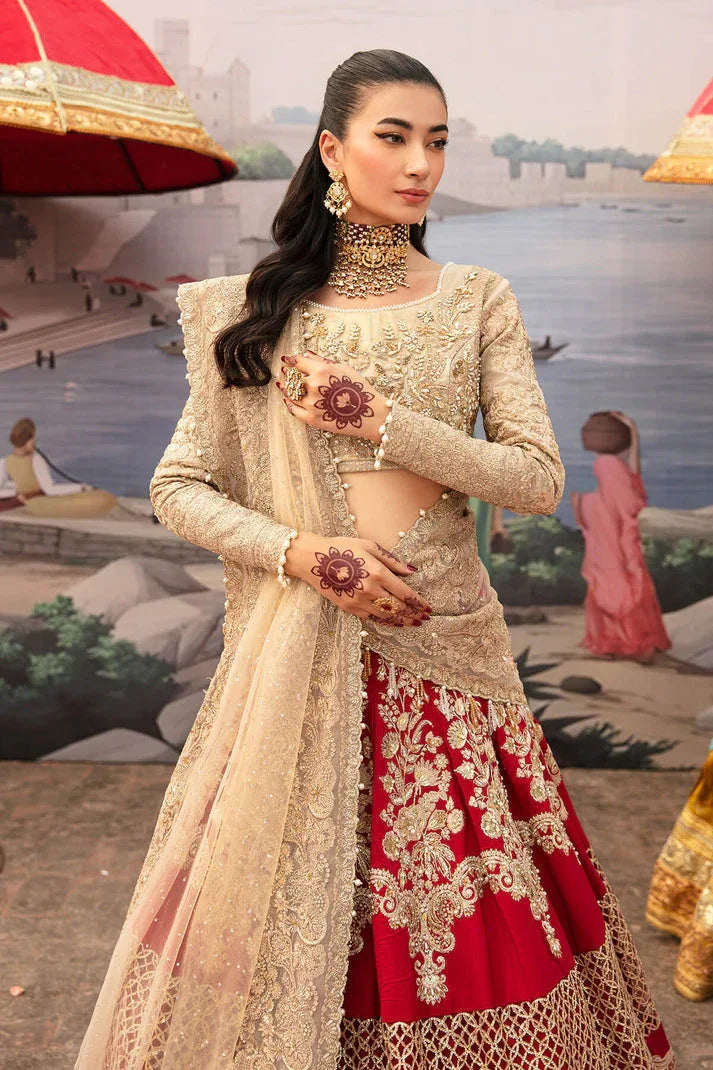 Imrozia Premium | Kayseria Bridals 24 | SB-19 Amber - Rang-e-Khaas