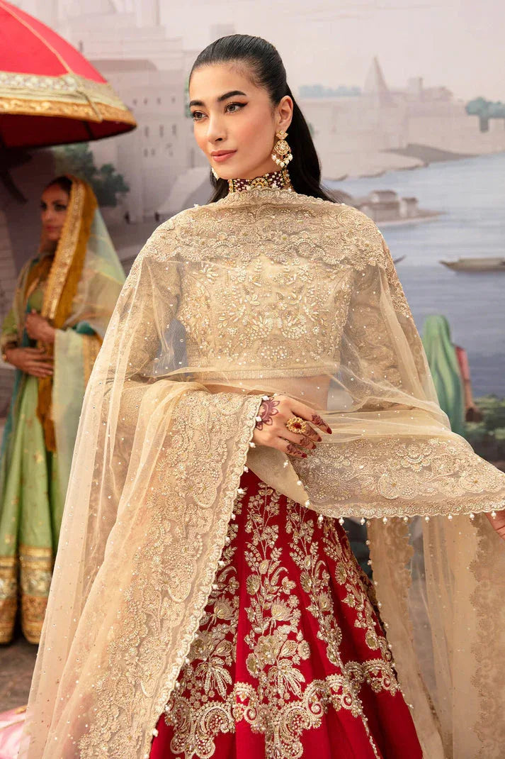 Imrozia Premium | Kayseria Bridals 24 | SB-19 Amber - Rang-e-Khaas