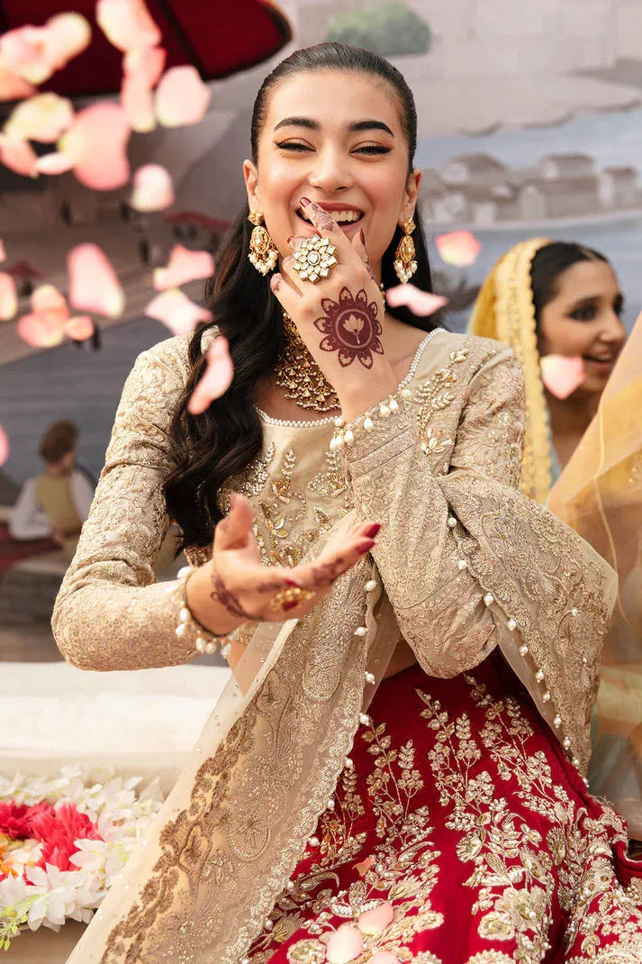 Imrozia Premium | Kayseria Bridals 24 | SB-19 Amber - Rang-e-Khaas