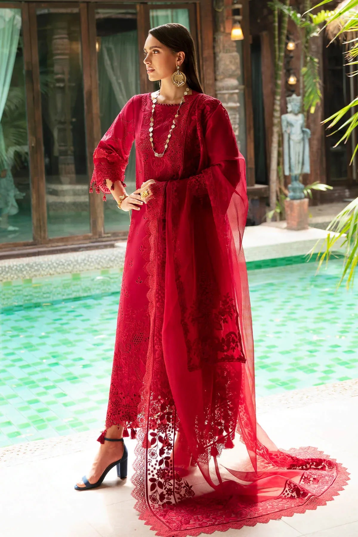 Imrozia Premium | Reve Luxury Lawn | S.L 56 Julia - Rang-e-Khaas