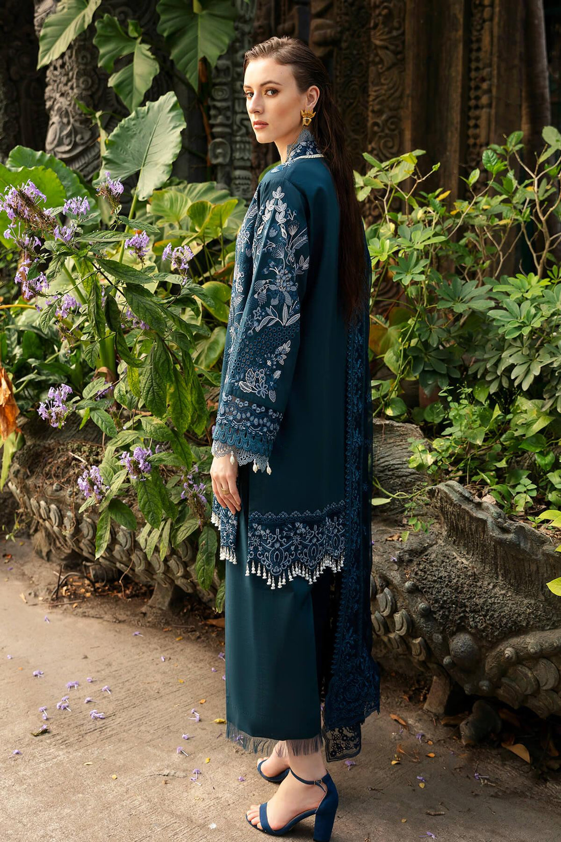 Imrozia Premium | Reve Luxury Lawn | S.L 58 Desiree - Rang-e-Khaas