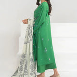 Ittehad | Printed Lawn 24 | IP3P04-3PS-GRN