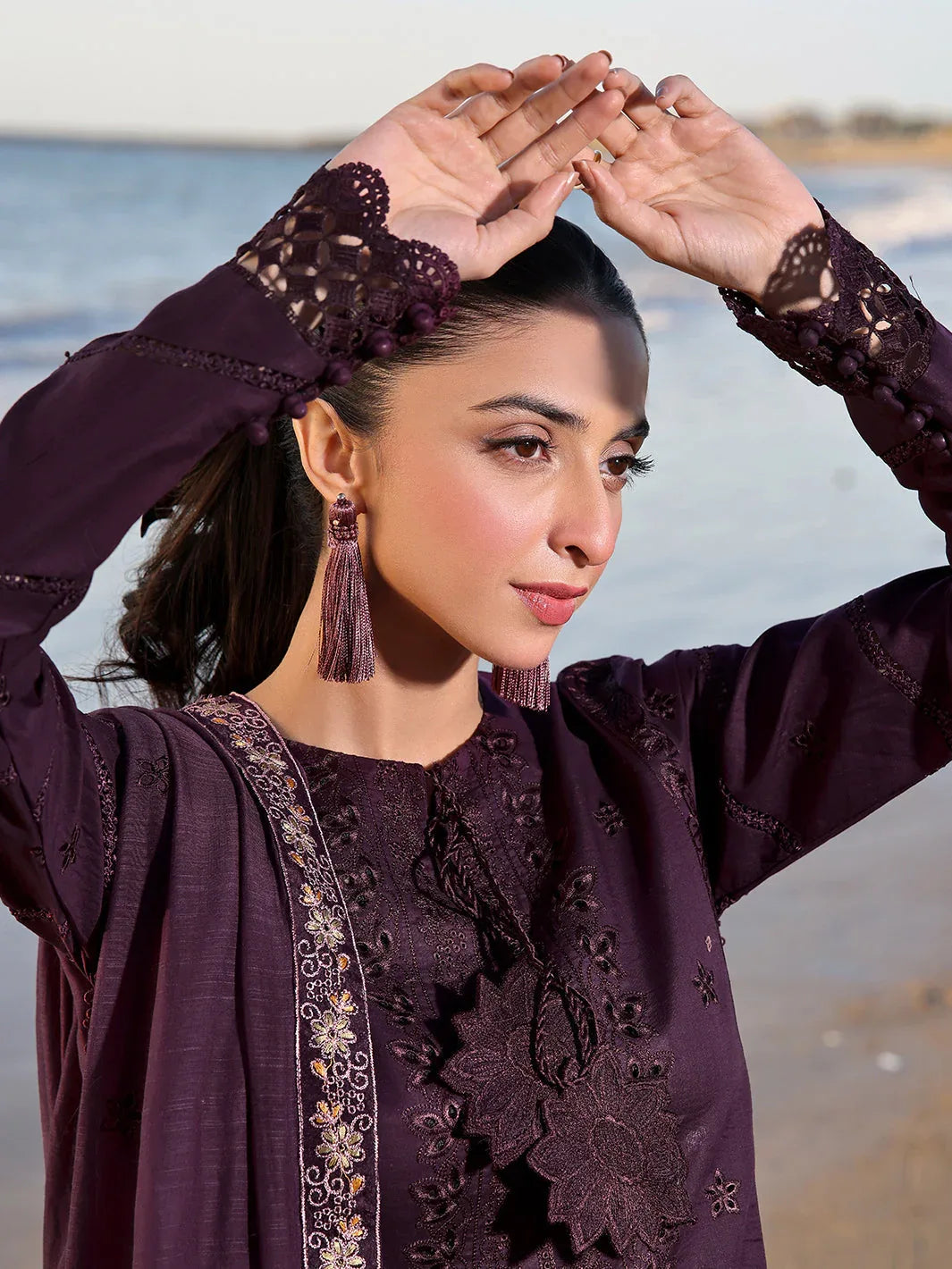 Izel | Saahil Signature Lawn 24 | CAIA - Rang-e-Khaas
