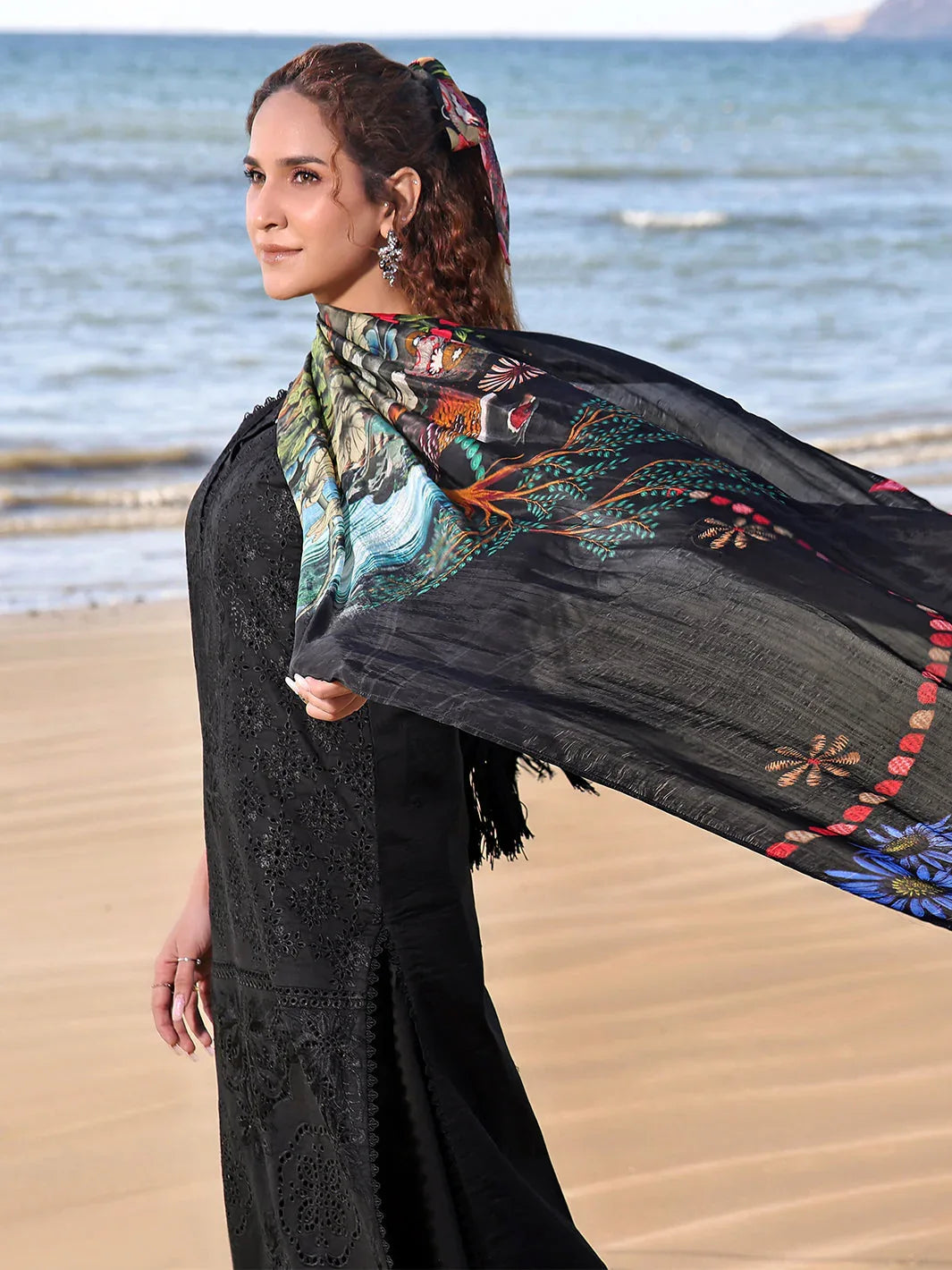 Izel | Saahil Signature Lawn 24 | NUREH - Rang-e-Khaas