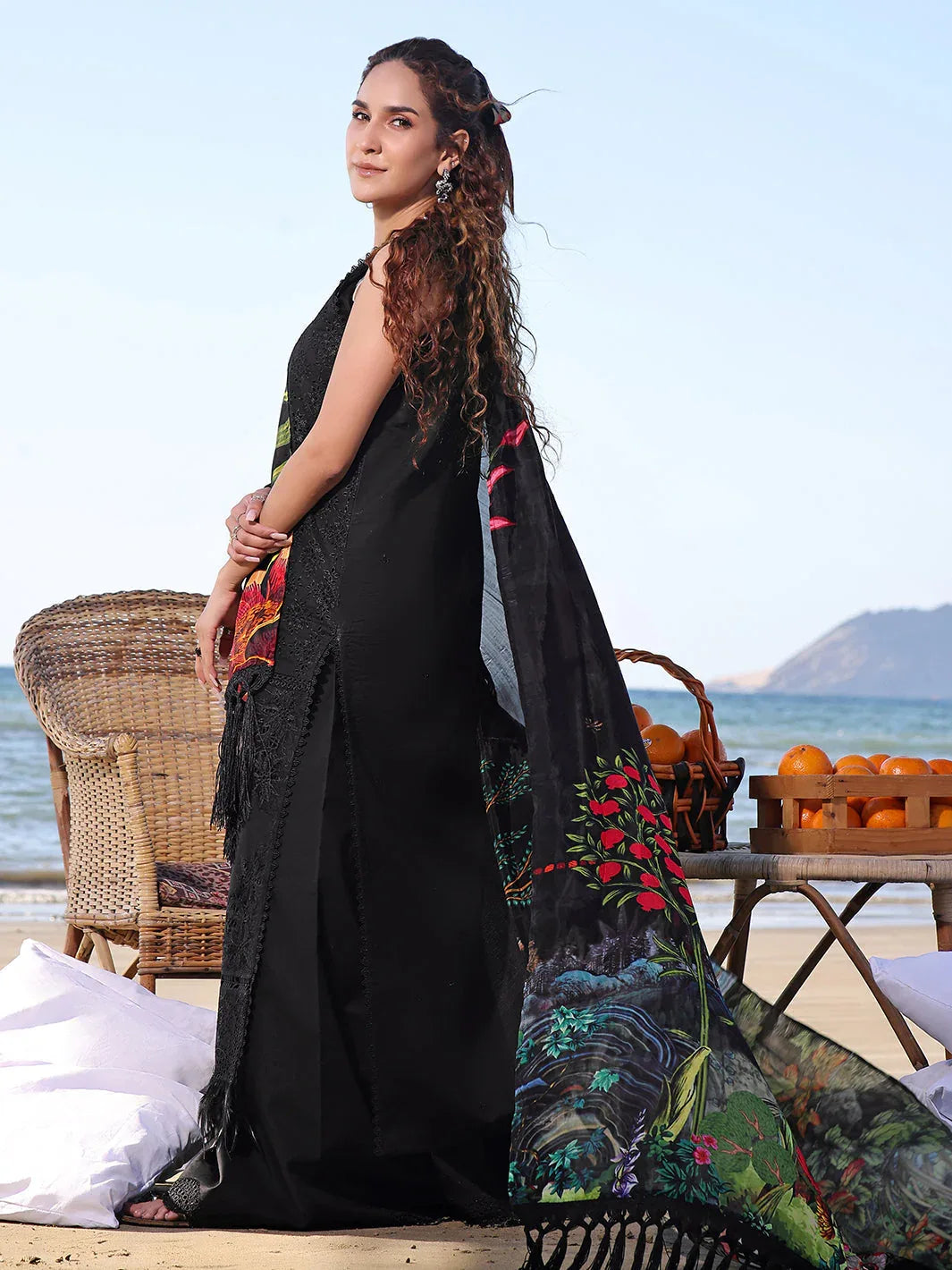 Izel | Saahil Signature Lawn 24 | NUREH - Rang-e-Khaas