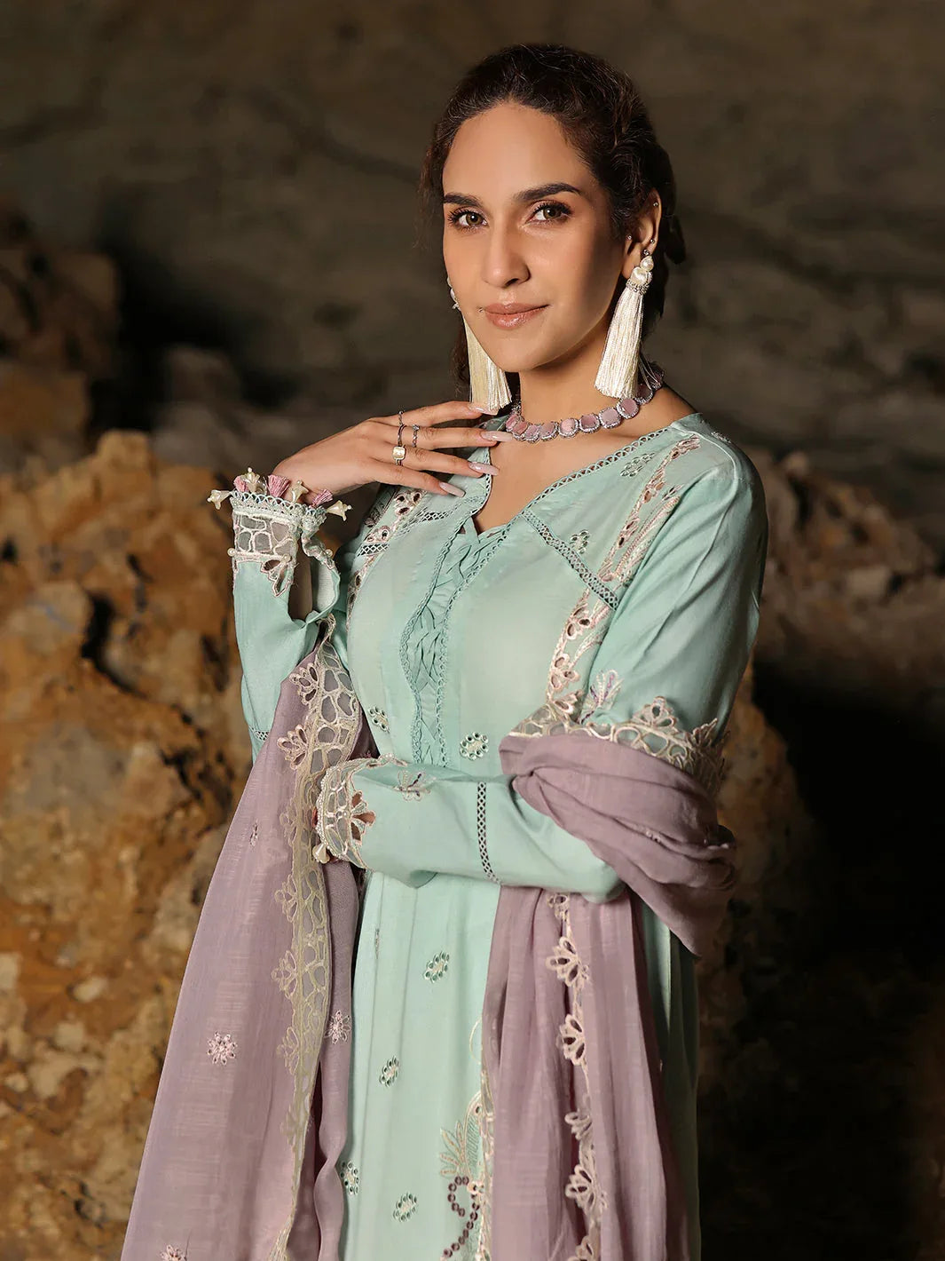 Izel | Saahil Signature Lawn 24 | ZAIB - Rang-e-Khaas