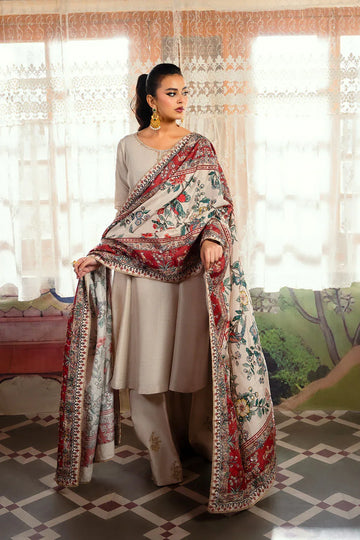 Saira Rizwan | Dahini Silk Pret | DUNE - SRLP01-25 - Rang-e-Khaas