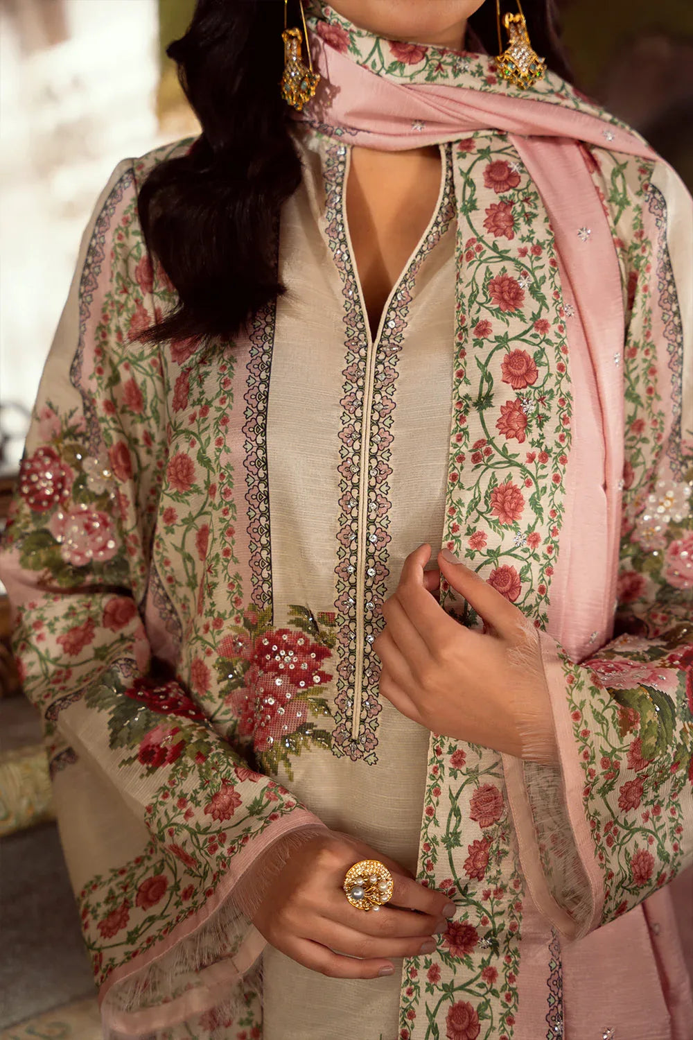 Saira Rizwan | Dahini Silk Pret | ADELIA -SRLP07-25 - Rang-e-Khaas