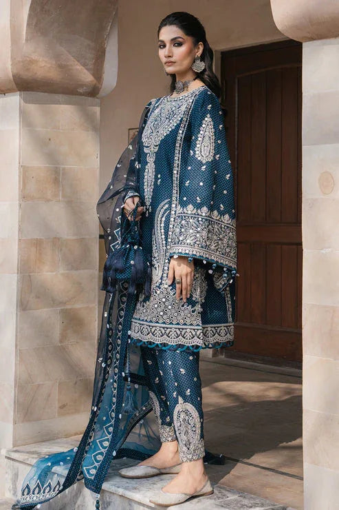 Jazmin | Shahkaar Luxury Lawn 24 | SL24-D5 - Rang-e-Khaas